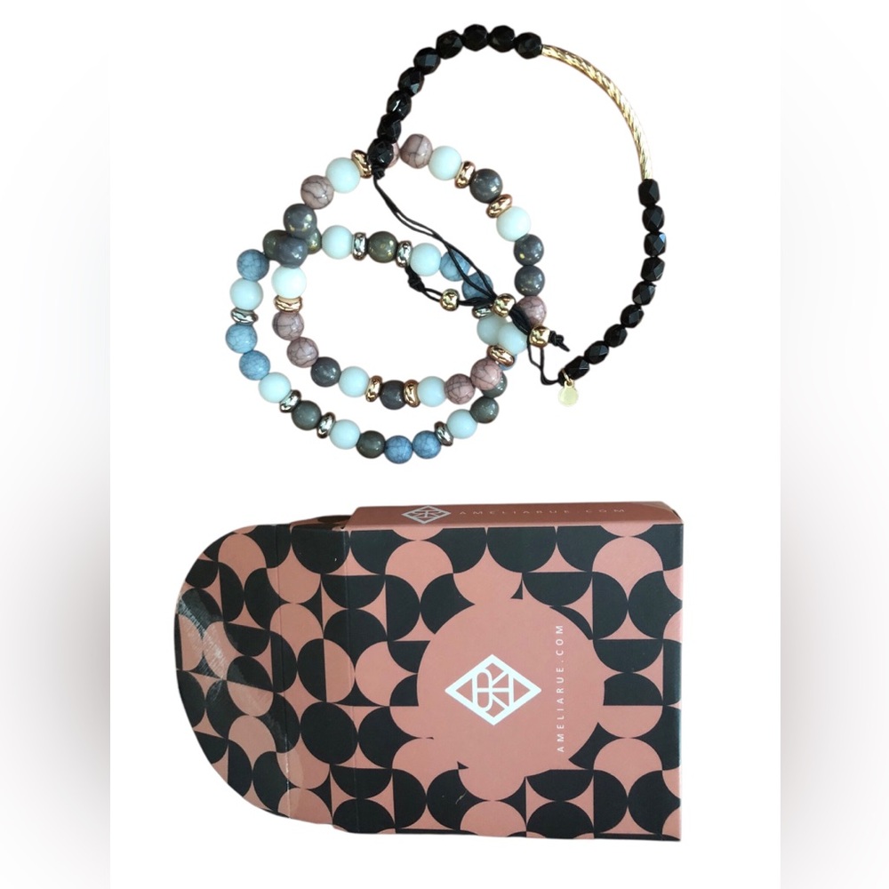 Multicolor Beaded Bracelet Set